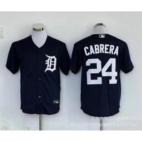 Unisex MLB Detroit Tigers Baseball Jersey Cap With Embroidered Baez 28 Cabrera 24 Sport Fan Hat XL gray
