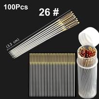 100Pcs Multi-size Cross Stitch Needle 22/24/26# Craft Tool Durable Sewing Needle 100Pcs 26#