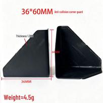 Thickened Anti-Collision Plastic Corner Protectors for Furniture & Glass Packaging