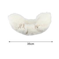 Ice Skate Blade Covers Plush for Sports Hockey Skates Men Women white