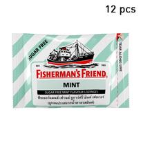 Pastilės Fisherman's Friend, Mėtų, Mėtų skonio pastilės be cukraus, 25 g. x 6 /12 / 24 vnt 25 g. x 12 pcs