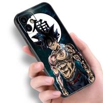 Anime Son Goku Super Saiya dėklas Apple iPhone 14 13 12 Mini 11 Pro Max 7 8 XR X XS 7 8 Plus SE 2020 2022 juodas dangtelis iPhone 7 ( 8 ) black