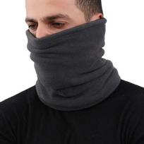 Žieminis šaltas oras lenta slidinėjimo flisas kaklo šildytuvas šalikas balaklava black