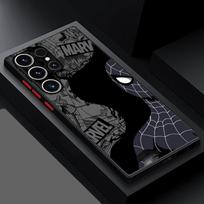 Case for Samsung Galaxy S26 S22 S23 FE S20 S25 Ultra S21 S24 Plus Note 20 10+ Funda Phone Cover Marvels Spider-Man Venom Galaxy S25 FE black