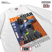 Zenless Zone Zero Zhu Yuan Anime T-Shirt – ZZZ Character Graphic Tee 4XL orange
