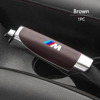 For BMW M M3 M5 M6 E46 E90 E60 E36 E87 X1 X3 X4 X5 X6 G30 G32 F30 ABS+Leather Car Hand Brake Cover Handbrake Grip Protection Cap usdf03 ruda