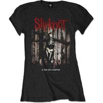 Slipknot .5: The Gray Chapter Album Short Sleeve Tee Black L gray