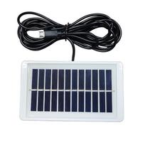 Portable Solar Panel Charger Durable Waterproof Long USB Cable Compatible with Phones for Camping Hiking Trips A431