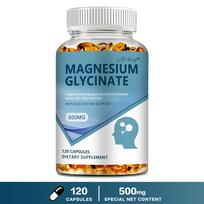Airboy Magnesium Glycinate 500mg Capsules 120pcs - Mineral Support, Bone Health, Daily Wellness 120*1
