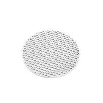 Stainless Steel Barbecue Net Food Grade BBQ Charcoal Food Rack Charcoal Grill Mat  Kitchen 22cm white