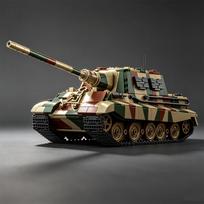 Jagdtiger Heavy Tank Destroyer Sd.Kfz.186 Self-Propelled Anti-Tank Gun Building Block Model, Educational Toy, Display Piece NO BOX black
