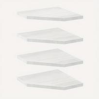 Solid Wood Multi-layer Corner Shelf for Kitchen & Bathroom
