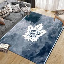 Toronto Maple Leafs Flannel Pattern Square Carpet,Area Rug,Carpet Rug for Living Room Bedroom Sofa Playroom Decor,Non-slip Floor Mat 60x90cm( 23x35in )