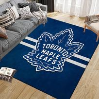 Toronto Maple Leafs Flannel Pattern Square Carpet,Area Rug,Carpet Rug for Living Room Bedroom Sofa Playroom Decor,Non-slip Floor Mat 80x120cm( 31x47in)