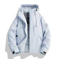 Trendy Unisex Dopamine Color Warm Graphene Jacket for Teens - Windproof and Cold Protection white