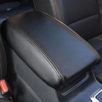 Hyundai Tucson 2015-2018 Automobilio Interjero Aksesuarai Automobilio Centrinės Porankio Dėžutės Dangtelis Apsauginis PU Odos Dangtelis juoda