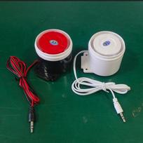 High-Decibel 120DB Anti-Theft Horn Alarm, 5-12V Buzzer. White white