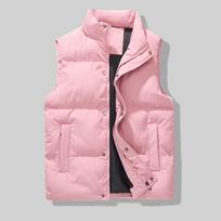 Rudens ir žiemos liemenė vyriška didelio dydžio šilta aksominė pastorinta nauja liemenė laisvalaikio liemenė 8XL pink