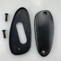 1 set antenna hole plug for honda civic 1992-00 gray