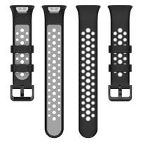 Dirželis Xiaomi Mi Band 7 Pro laikrodžiui, kūrybingo dviejų spalvų stiliaus silikoninė apyrankė, pakaitinis apyrankės dirželis XiaoMi Band 7Pro apyrankei xiaomi band 7pro gray