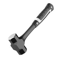 Octagonal Hammer Solid Hammer Wall Smashing Tool Heavy Construction Site Multifunctional Shock Absorbing Hammer Tool gray