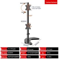 Adjustable Height and Rotating Monitor Arm Stand gray