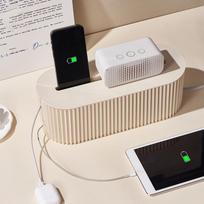 Buitinės elektros lizdų plokštės organizatoriaus dėžutė, daugiafunkcinė kabelių tvarkymo dėžutė, duomenų kabelis, daugiafunkcis organizatorius ir apdailos elementas šviesiai geltonos spalvos