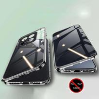 Magnetinis Anti-Peep Privacy dėklas skirtas Xiaomi 15T 15 14 Pro/ Ultra Redmi Note 15 14 13 Pro/ Pro+ 5G su grūdinto stiklo apsauginiu dangteliu Telefonų apsauginiai kampai Xiaomi 15T