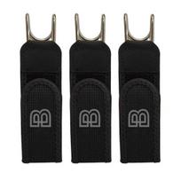 Diržas be sagties Elastingas Reguliuojamas Tingus Diržas Tvirtinimo juostelės dizainas Tampri juosmens juosta Tingus Patogus Diržas 3pcs black