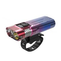 Powerful Bicycles Front Headlight Waterproofs Bright LED Road Bike Light USB Rechargeable Bike Light for Night Cycling 1 gray