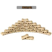 Building toy battlefield bunkers sandbag scene built world War II soldier toy accessories building blocks 50 beige