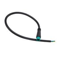5 Pin Male E Bike Extension Cable 0.8 Feet IP65 Waterproof Portable Instrument Extension Cord for E Scooters AC 200V black