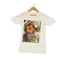 Vintage 90s the ANDY WARHOL museum spell out nice design american visual artist streetwear icon pop art style rap hip hop promo t-shirts 3XL white