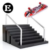 Finger Skateboard Kit Tech Deck Bigger Fingerboard Ramps Skate Park Set Fingers Sport Training Props Skateboard Ramp Toy For Kid