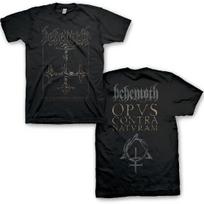 Behemoth Men's Opus Contra T-Shirt Black | Officially Licensed Merchandise XXXL juoda