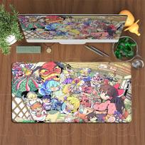 Hd Printing Laptop Home Office Mat Large Pc Gaming Accessories Hot Anime Touhou Cute Reimu Hakurei Mouse Pad Xxl Tabletop Carpet 800x300X2mm