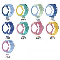 Advanced DIY For AP X Swatch Royal POP Set Pocket Watch Strap Bioceramic Protective Case Bezel Two-Tone Color Blocking Band Strap For Royal Pop&Customized DIY gray