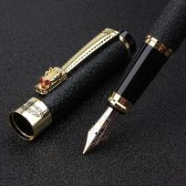 HERO Fountain Pen Black Velvet Sand Iridium Nib Ink Pen 6006