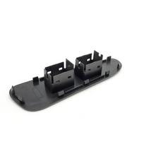 New 2Pcs For 02-05 Dodge Ram 1500 2500 3500 Quad Cab Door Window Switch Bezel Taupe black