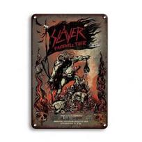 Atsisveikinimo turas su LambofGod Tenesyje Skardos Metalinis Ženklas Sienos Menas aliuminio 20x30cm（7.8x11.8inch） black