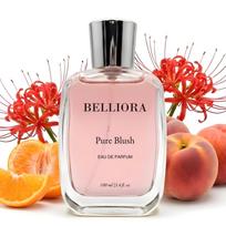 Pure Blush Perfume For Women| Mandarin Juice, Velvet Peach, Jasmine Sambac & Red Spider Lily Notes | Long-Lasting Feminine Fragrance 100ML beige
