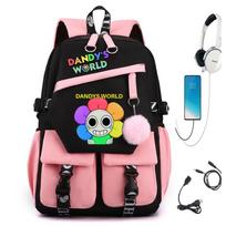 Dandy'Sworld Personalizuota spausdinta USB kuprinė Didelės talpos Madinga pradinės ir vidurinės mokyklos kuprinė no specifications