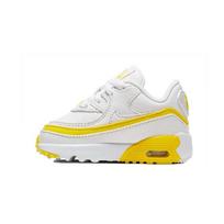 UNDEFEATED x Nike Air Max 90 amortizuojantys žemi vaikiški batai Geltoni Balti Kūdikiams Ir Mažiems Vaikams CQ4615-101 18.5 white