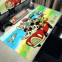 Mielas animacinis stalo kilimėlis Anime Mikės Pūkuotuko raštas Pelės kilimėliai Klaviatūra Neslystantis stalo kilimėlis Žaidimų kompiuteriui Biuro reikmenys Prailgintas kilimėlis 30cm by 60cm