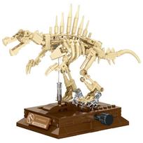 3d Plastic Spinosaurus T Rex Dinosaur Skeleton Fossil Models Jurassic Building Block Kid Educational Toy beige