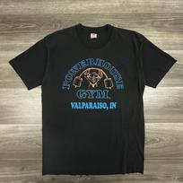 Vintage Powerhouse Gym Shirt Mens Large Black Bodybuilding Single Stitch USA 90s Unisex T-Shirt XL gray