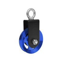 1/3Pcs Heavy Duty Gym Pulley Fitness Equipment Cable Pulley Fitness Pulley  DIY Exercise blue Aluminum 1Pc