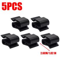 50/5PCS Solar Panel Cable Clips Black Plastic Wire Management Clamps for Outdoor Home Photovoltaic Wire Insulation Fixing Holder