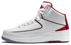 Jordan 2 Retro White Red 2014 41 gray