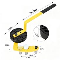 Adjustable Deck Board Straightening Tool Steel Board Straightening Tool  Deck Repair black